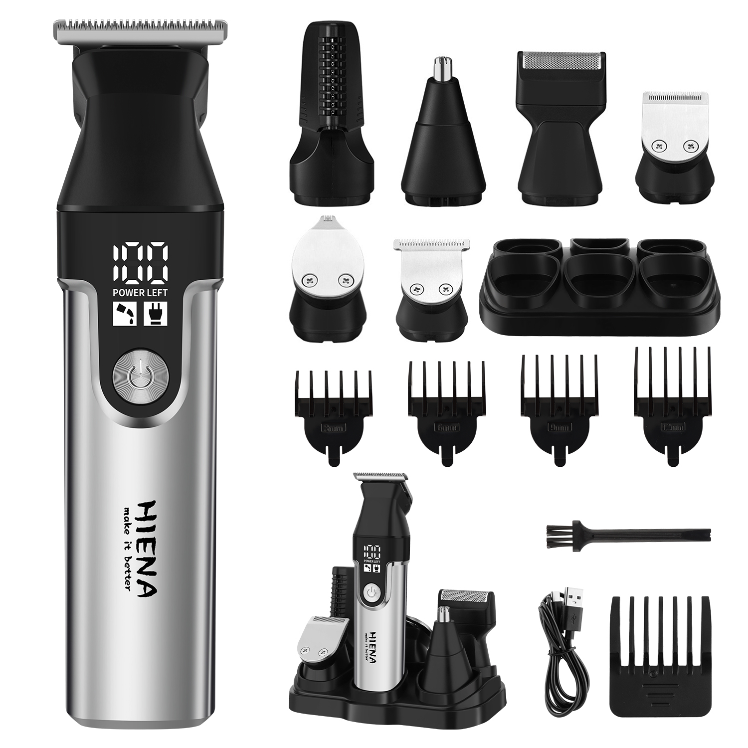 Grooming Men'S Eyebrows - HIENA Professional Multifunctional Hair Clipper Set,