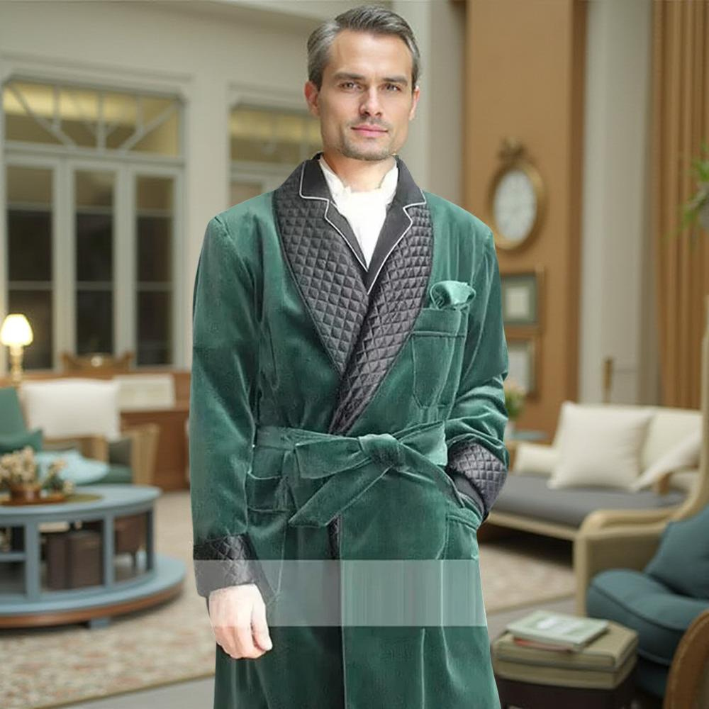 Velvet Smoking Long Men Jacket - огляд і ціна X Men Grooming