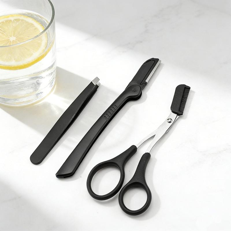3pcs Set Eyebrow Kit For Women - огляд і ціна Grooming Men'S Eyebrows